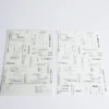 Yohaku - Washi Tape - Masking Sheet - Basic 1 Yohaku - Washi Tape - Masking Sheet - Basic