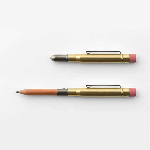 Traveler's Notebook Traveler's Company - Pencil - Brass 3 Traveler's Notebook Traveler's Company - Pencil - Brass