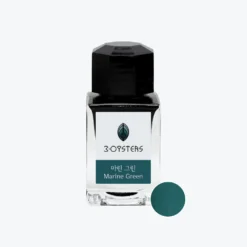 3Oysters - Fountain Pen Ink - Delicious - Marine Green 18ml Fountain Pen Inks