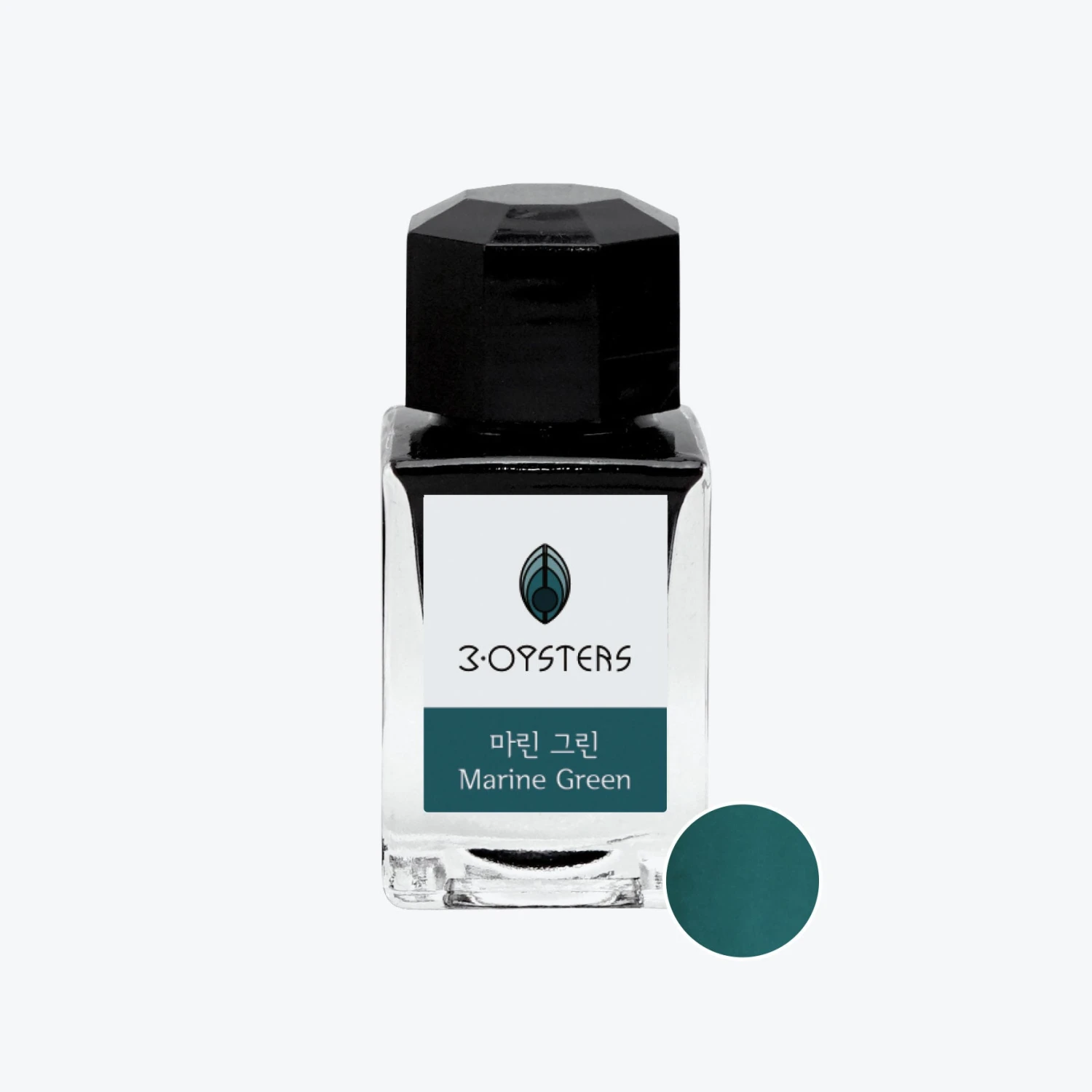 3Oysters - Fountain Pen Ink - Delicious - Marine Green 18ml Fountain Pen Inks 3 3Oysters - Fountain Pen Ink - Delicious - Marine Green 18ml Fountain Pen Inks