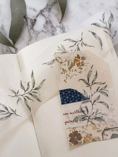 Meow Illustration - Washi Tape - Greenish Herbal Tea (PET) 6 Meow Illustration - Washi Tape - Greenish Herbal Tea (PET)