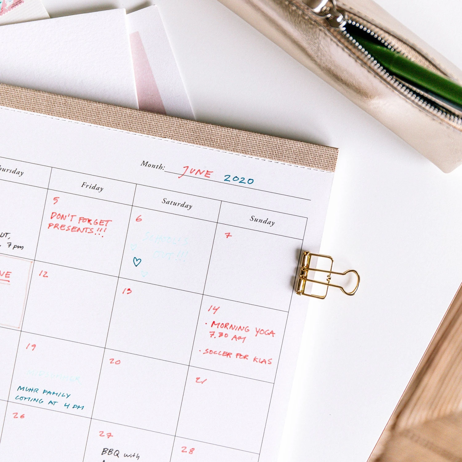 Bookbinders Design - Planner - Monthly - Sun Yellow 6 Bookbinders Design - Planner - Monthly - Sun Yellow