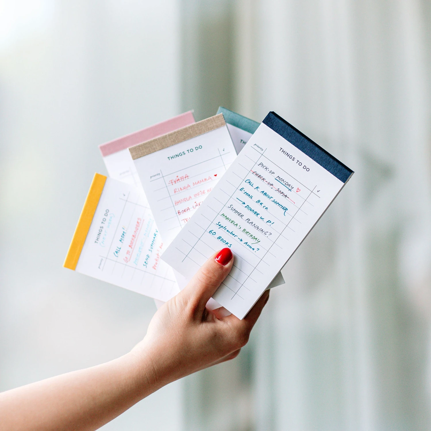 Desk Pads & To-Dos Bookbinders Design - Planner - To Do List - Smoke Blue 5 Desk Pads & To-Dos Bookbinders Design - Planner - To Do List - Smoke Blue