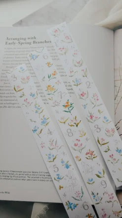 Meow Illustration - Washi Tape - Magic Flowers 9 Meow Illustration - Washi Tape - Magic Flowers