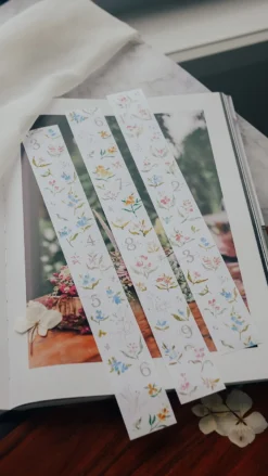 Meow Illustration - Washi Tape - Magic Flowers 8 Meow Illustration - Washi Tape - Magic Flowers