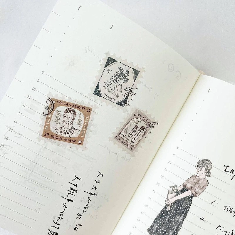 Pion - Washi Tape - Stamp 8 Pion - Washi Tape - Stamp