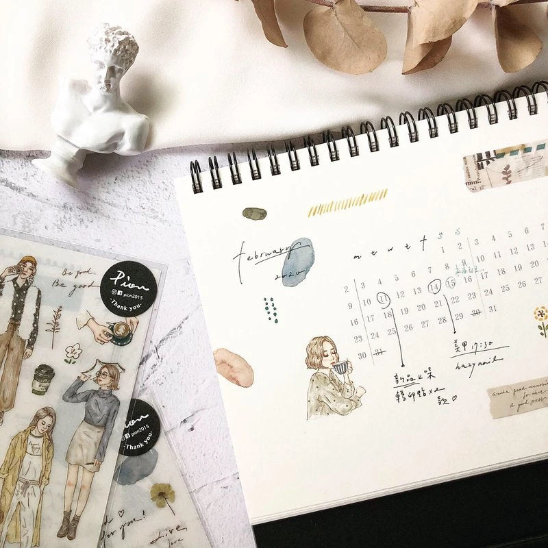 Pion - Planner Sticker - Colour Block 7 Pion - Planner Sticker - Colour Block