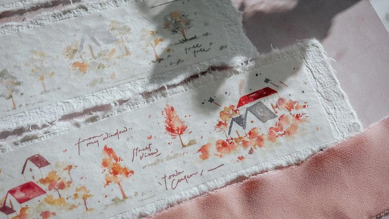 Meow Illustration - Washi Tape - Warm Little House 9 Meow Illustration - Washi Tape - Warm Little House