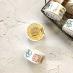 Pion - Washi Tape - Round Sticker