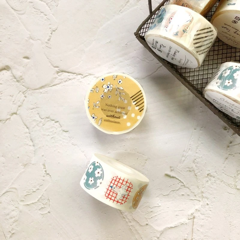 Pion - Washi Tape - Round Sticker 4 Pion - Washi Tape - Round Sticker