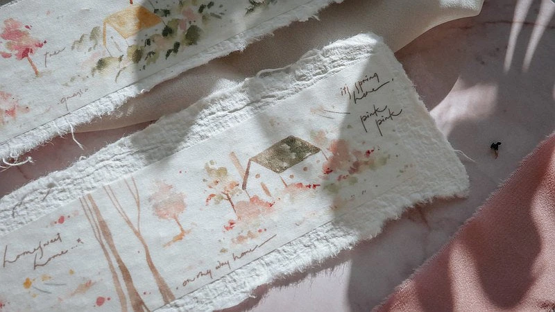 Meow Illustration - Washi Tape - Warm Little House 5 Meow Illustration - Washi Tape - Warm Little House