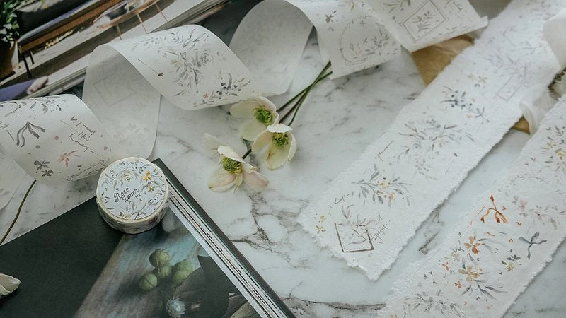 Meow Illustration - Washi Tape - Rose Lover . Me 4 Meow Illustration - Washi Tape - Rose Lover . Me