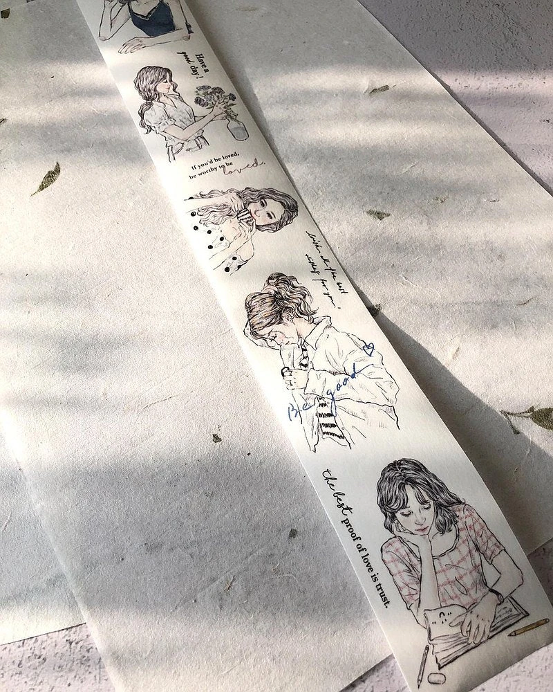 Pion - Washi Tape - Sketch Girl 7 Pion - Washi Tape - Sketch Girl