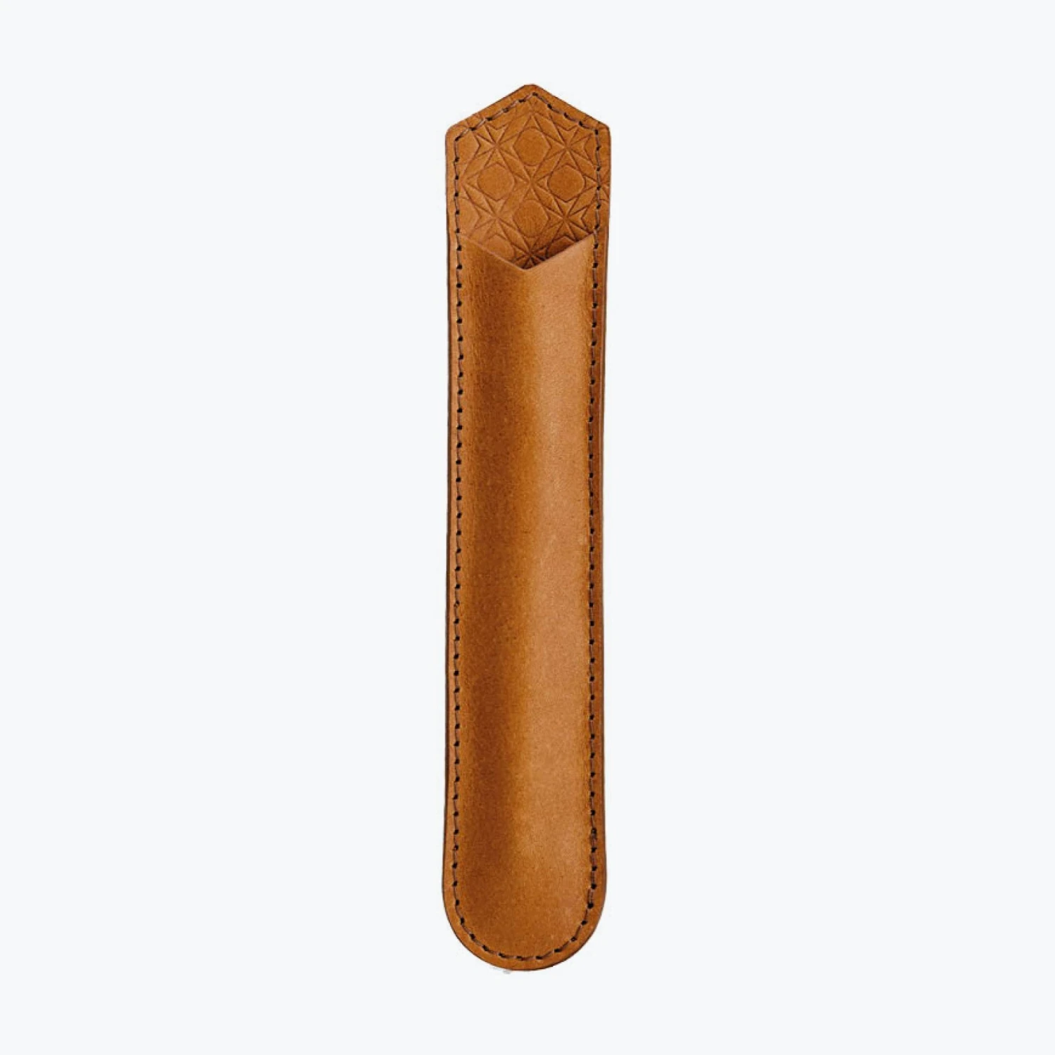 Ajoto - Leather Pen Pouch - Caramel 3 Ajoto - Leather Pen Pouch - Caramel