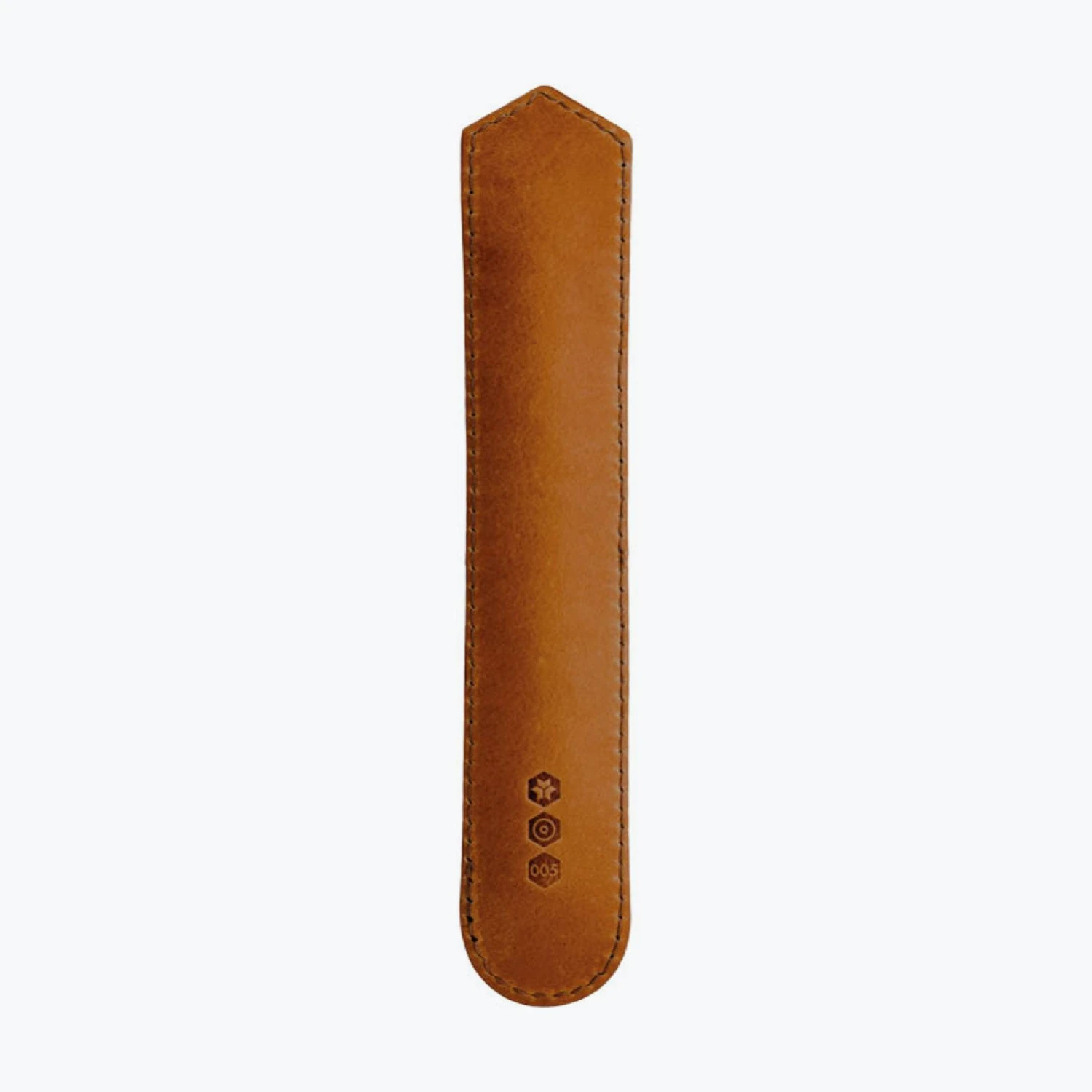 Ajoto - Leather Pen Pouch - Caramel 4 Ajoto - Leather Pen Pouch - Caramel