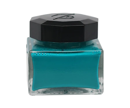 Ziller’s - Calligraphy Ink - Aqua Blue Green Calligraphy Inks 4 Ziller’s - Calligraphy Ink - Aqua Blue Green Calligraphy Inks