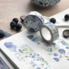 Meow Illustration - Washi Tape - Blue Blueberry 1 Meow Illustration - Washi Tape - Blue Blueberry