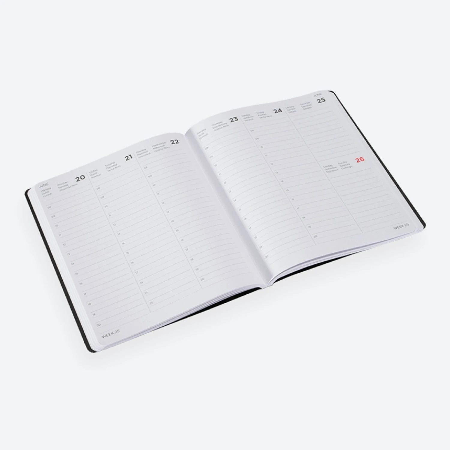 Diaries Bookbinders Design - 2022 Diary - Leather Insert - Regular 4 Diaries Bookbinders Design - 2022 Diary - Leather Insert - Regular