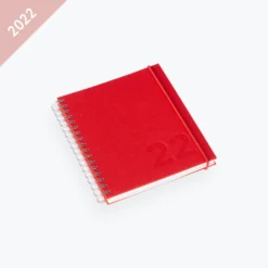 Diaries Bookbinders Design - 2022 Diary - Wire-O - Small - Red