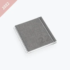 Diaries Bookbinders Design - 2022 Diary - Wire-O - Small - Light Grey
