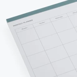 Desk Pads & To-Dos Bookbinders Design - Planner - Monthly - Dusty Green