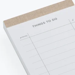Desk Pads & To-Dos Bookbinders Design - Planner - To Do List - Sandbrown