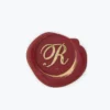 Handles & Sealing Wax Bortoletti - Bronze Initial Letter - Cursive - R 2 Handles & Sealing Wax Bortoletti - Bronze Initial Letter - Cursive - R