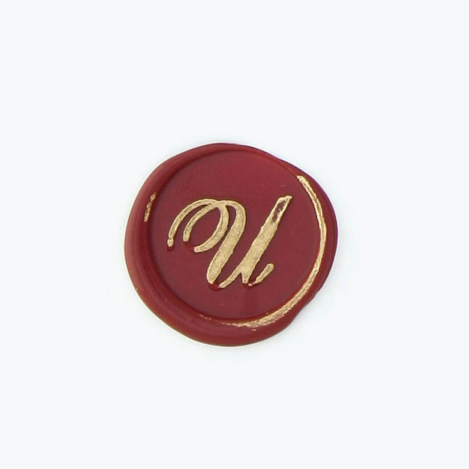 Bortoletti - Bronze Initial Letter - Cursive - U Handles & Sealing Wax 3 Bortoletti - Bronze Initial Letter - Cursive - U Handles & Sealing Wax