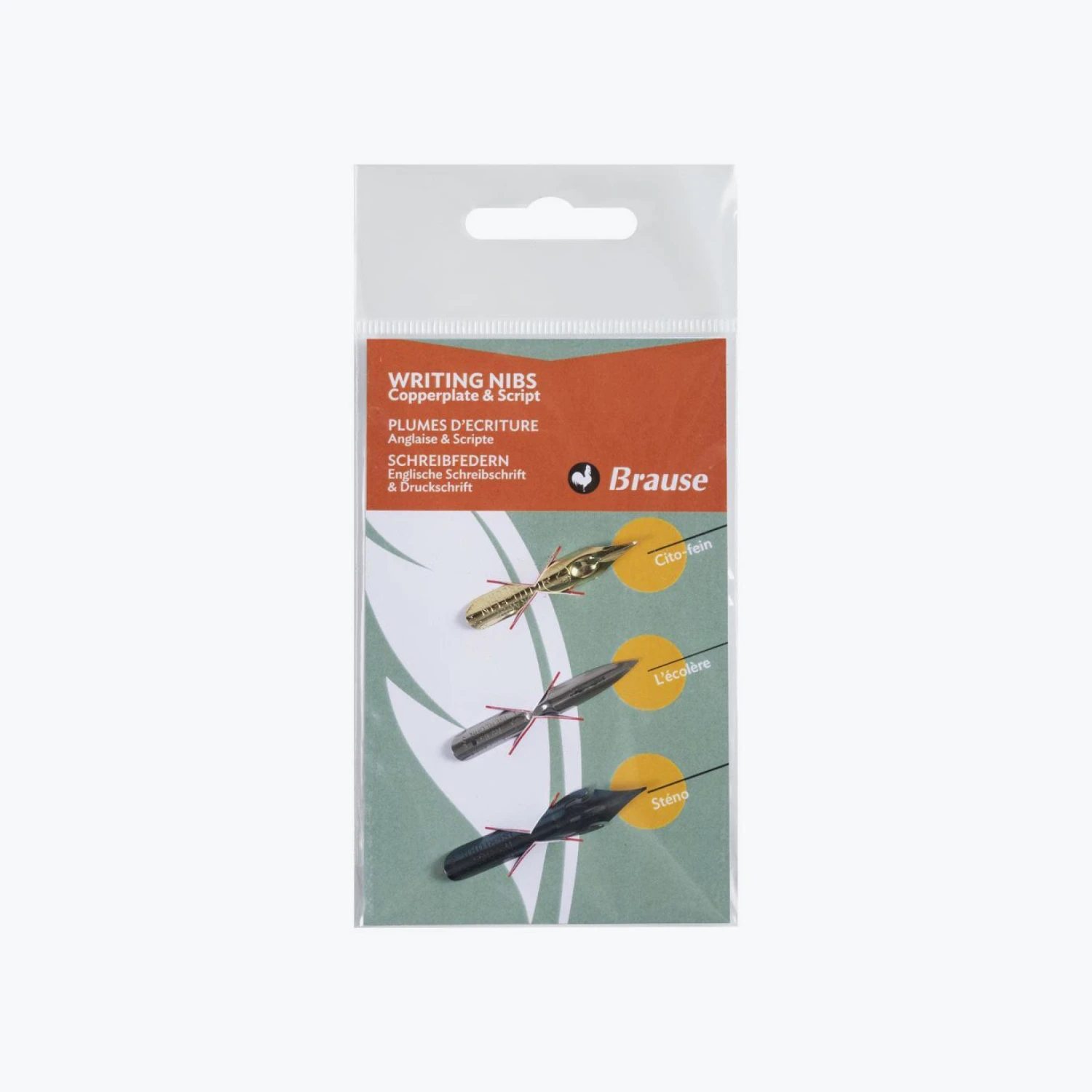 Brause - Calligraphy Nib - Set Of 3 - Writing Nibs 3 Brause - Calligraphy Nib - Set Of 3 - Writing Nibs