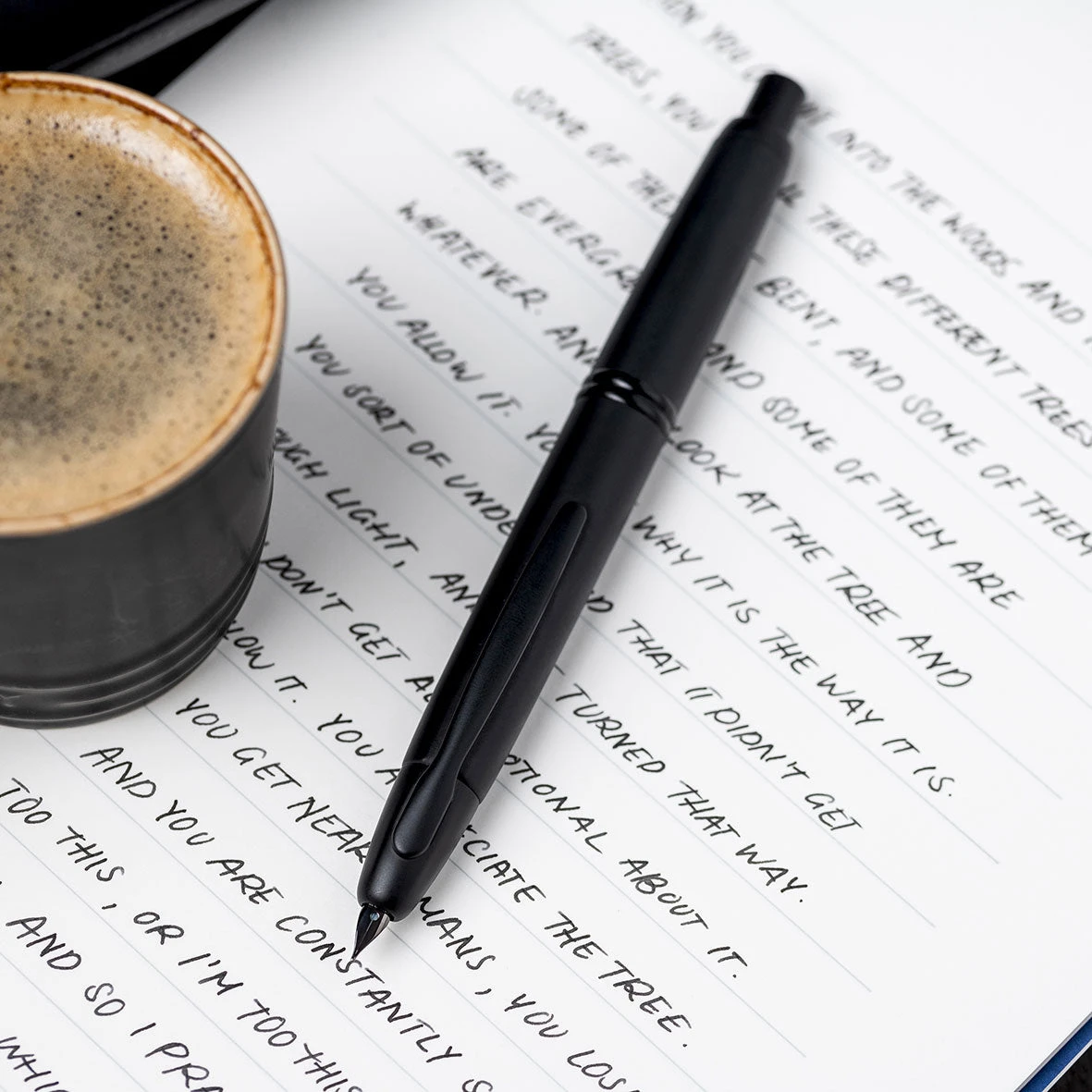 Pilot - Fountain Pen - Capless - Matte Black (Black Trim) 4 Pilot - Fountain Pen - Capless - Matte Black (Black Trim)