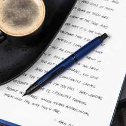 Fountain Pens Pilot - Fountain Pen - Capless - Matte Blue (Black Trim) 9 Fountain Pens Pilot - Fountain Pen - Capless - Matte Blue (Black Trim)