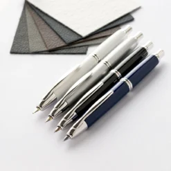 Pilot - Fountain Pen - Capless - Black (Silver Trim)