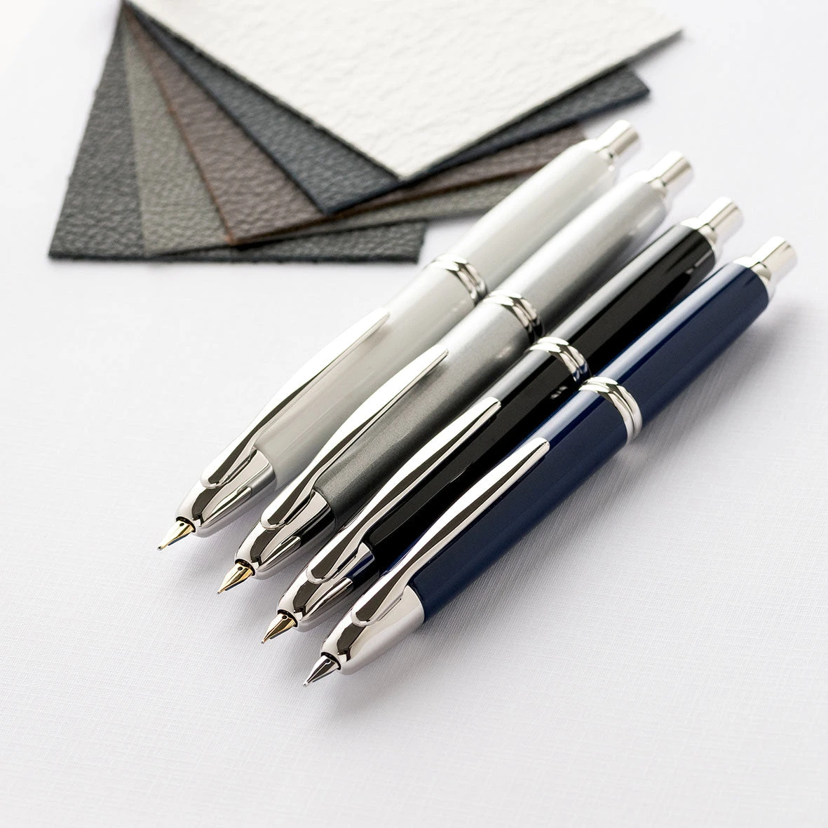 Pilot - Fountain Pen - Capless - White (Silver Trim) 6 Pilot - Fountain Pen - Capless - White (Silver Trim)