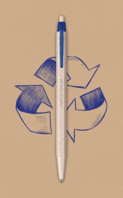 Caran D'Ache - Ballpoint Pen - 825 Eco - Wood Chips - Box Of 10 9 Caran D'Ache - Ballpoint Pen - 825 Eco - Wood Chips - Box Of 10