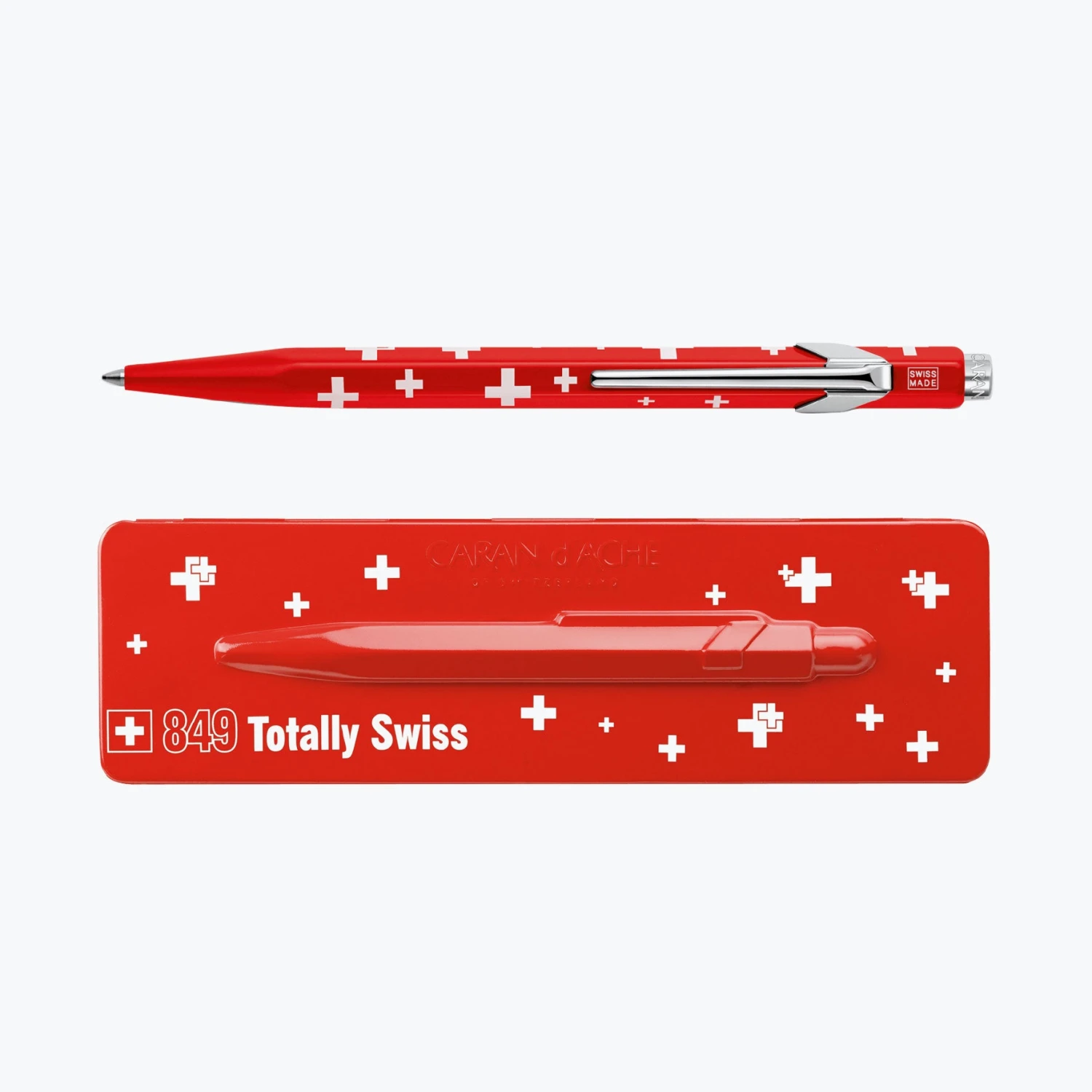 Caran D'Ache - Ballpoint Pen - 849 Bar - Totally Swiss 3 Caran D'Ache - Ballpoint Pen - 849 Bar - Totally Swiss