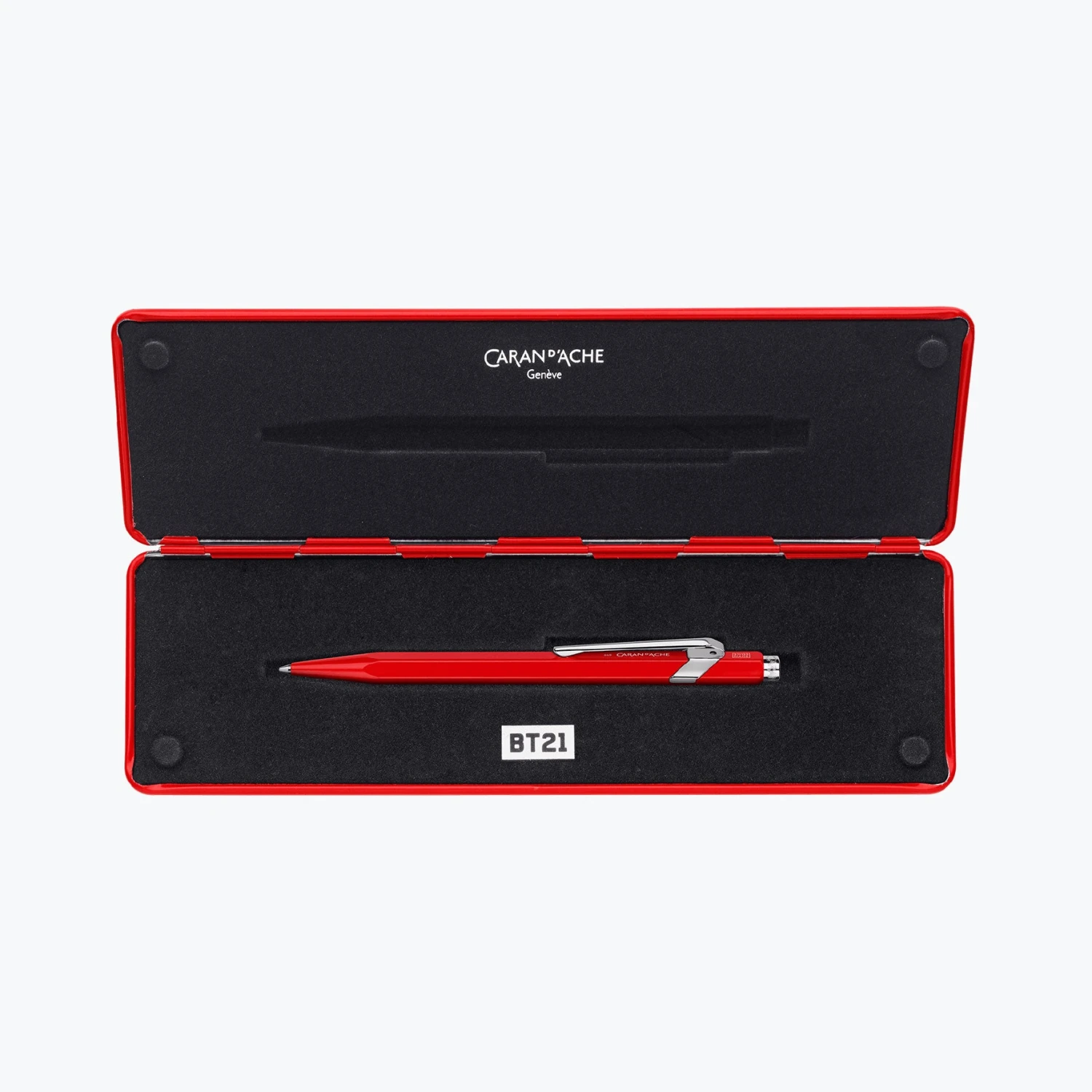 Ballpoint Pens Caran D'Ache - Ballpoint Pen - 849 Bar - Caran D'Ache + LINE FRIENDS (Red) 5 Ballpoint Pens Caran D'Ache - Ballpoint Pen - 849 Bar - Caran D'Ache + LINE FRIENDS (Red)