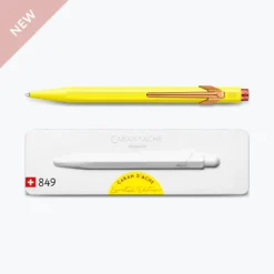 Caran D'Ache - Ballpoint Pen - 849 Claim Your Style 2 - Canary Yellow (Limited Edition)