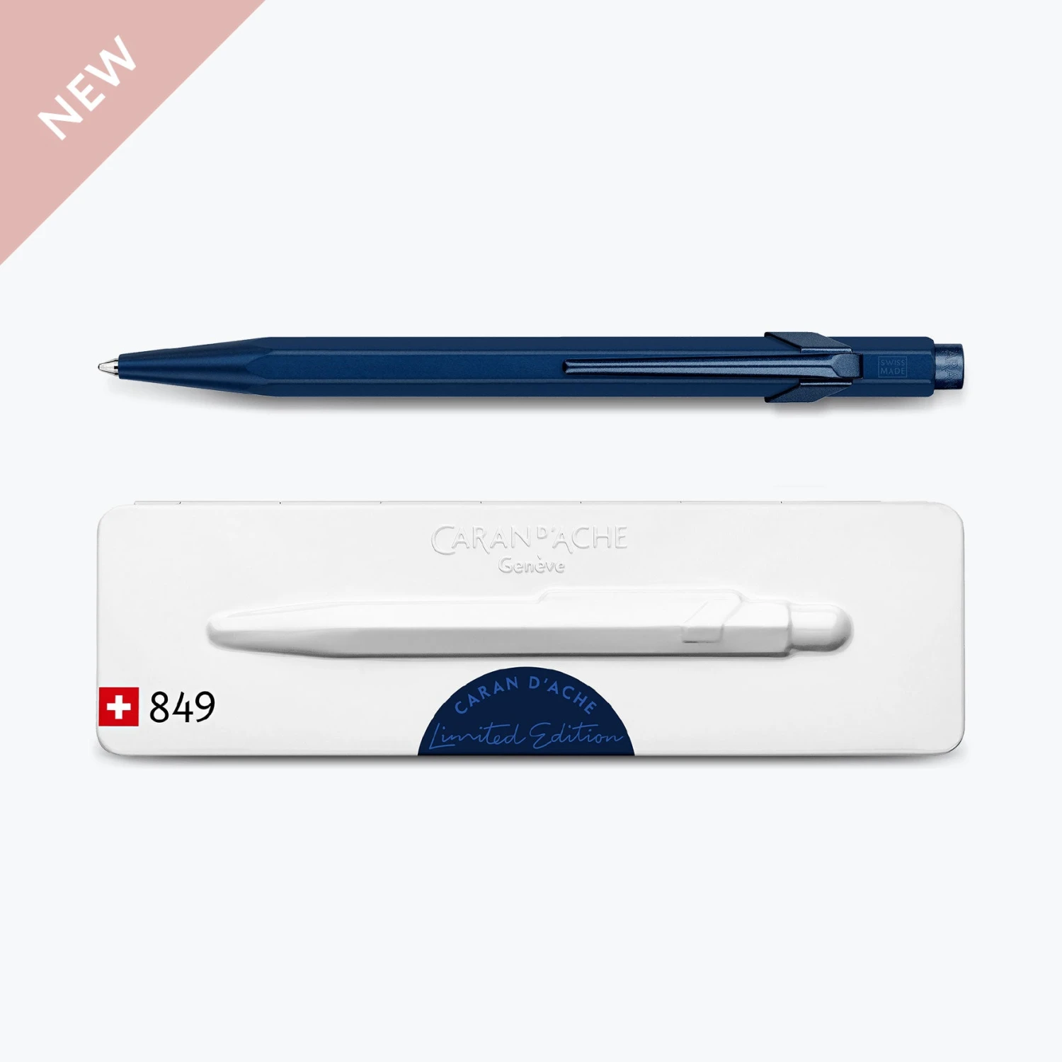 Caran D'Ache - Ballpoint Pen - 849 Claim Your Style 3 - Night Blue (Limited Edition) New Arrivals 3 Caran D'Ache - Ballpoint Pen - 849 Claim Your Style 3 - Night Blue (Limited Edition) New Arrivals
