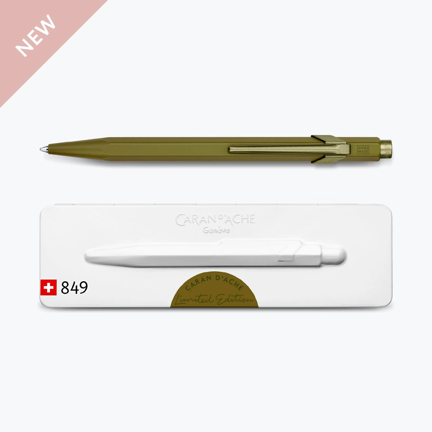 New Arrivals Caran D'Ache - Ballpoint Pen - 849 Claim Your Style 3 - Moss Green (Limited Edition) 3 New Arrivals Caran D'Ache - Ballpoint Pen - 849 Claim Your Style 3 - Moss Green (Limited Edition)
