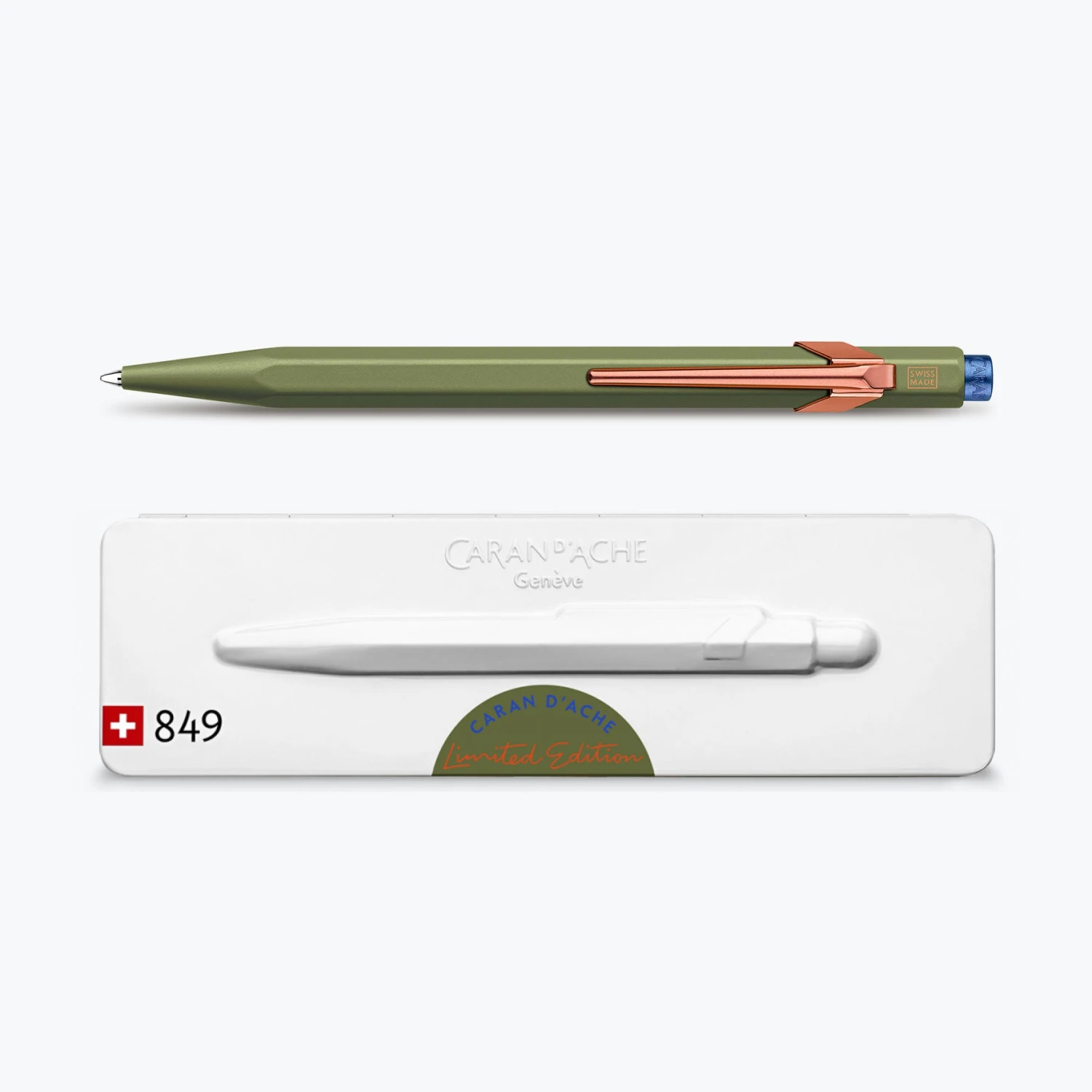 Caran D'Ache - Ballpoint Pen - 849 Claim Your Style - Green (Limited Edition) 3 Caran D'Ache - Ballpoint Pen - 849 Claim Your Style - Green (Limited Edition)