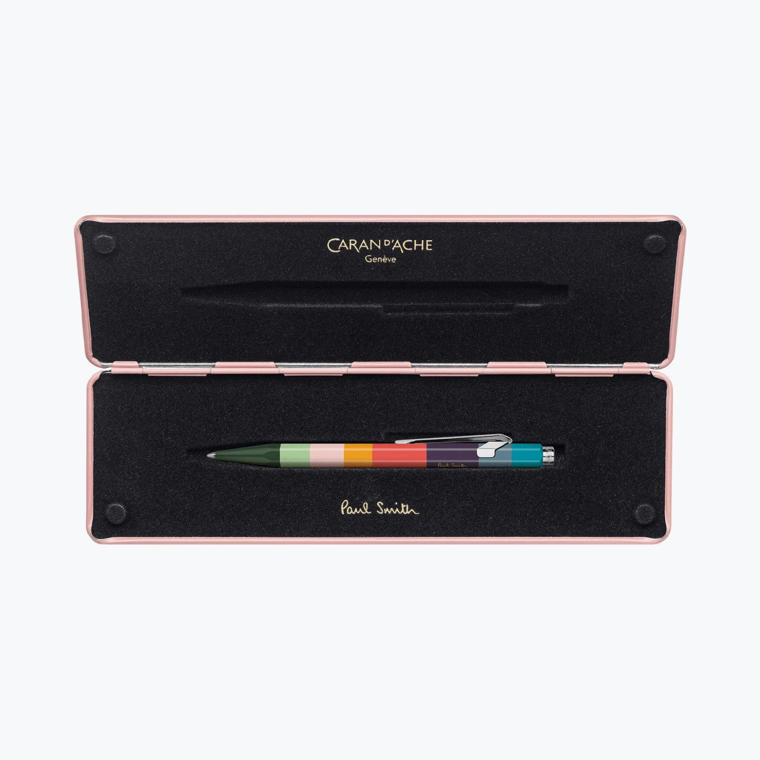 Ballpoint Pens Caran D'Ache - Ballpoint Pen - 849 Paul Smith III - Rose Pink 5 Ballpoint Pens Caran D'Ache - Ballpoint Pen - 849 Paul Smith III - Rose Pink