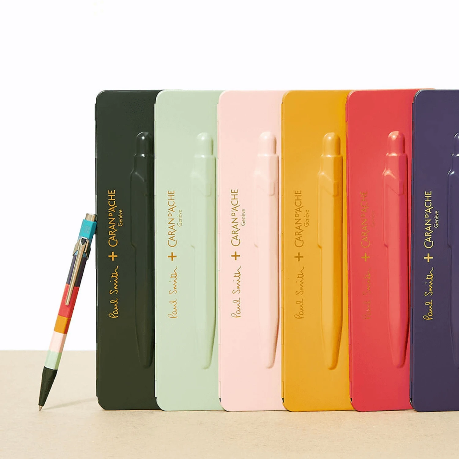 Ballpoint Pens Caran D'Ache - Ballpoint Pen - 849 Paul Smith III - Rose Pink 7 Ballpoint Pens Caran D'Ache - Ballpoint Pen - 849 Paul Smith III - Rose Pink