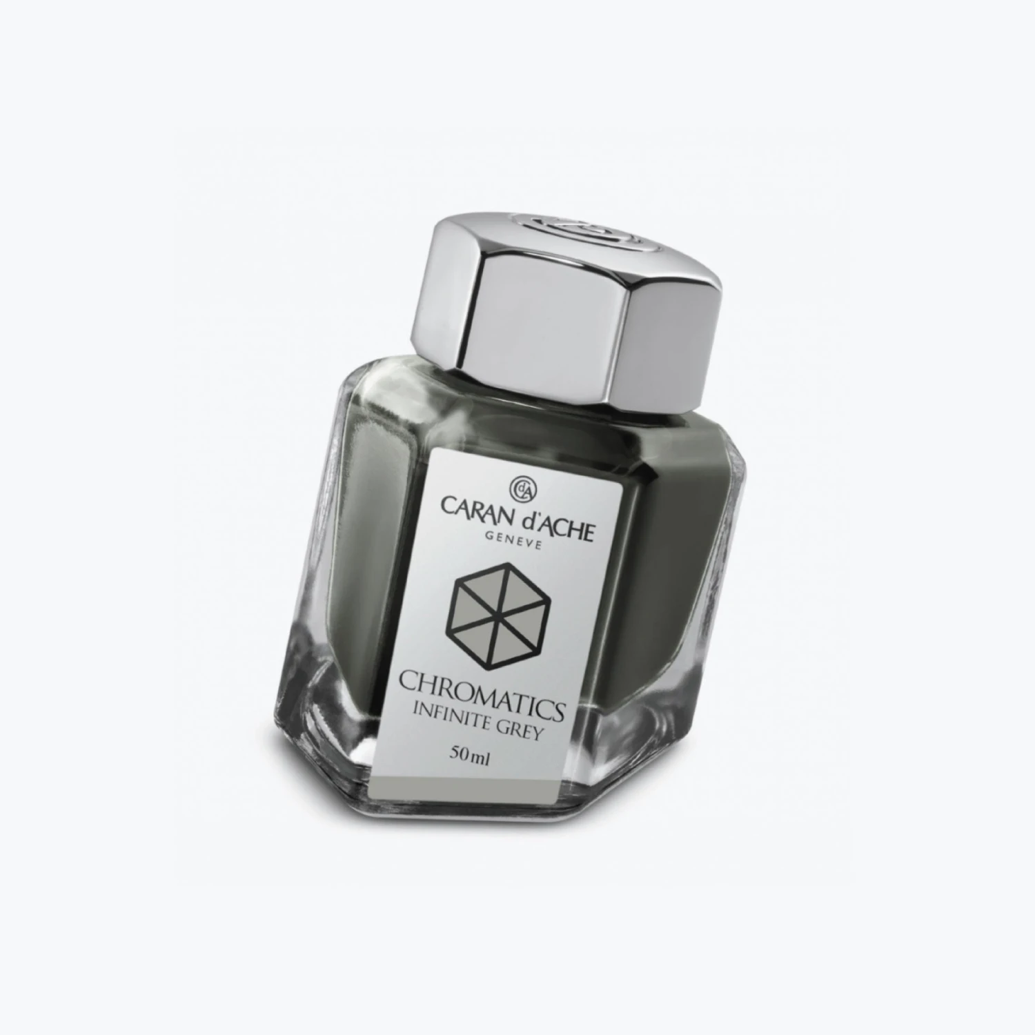 Fountain Pen Inks Caran D'Ache - Fountain Pen Ink - Chromatics - Infinite Grey 50ml 3 Fountain Pen Inks Caran D'Ache - Fountain Pen Ink - Chromatics - Infinite Grey 50ml