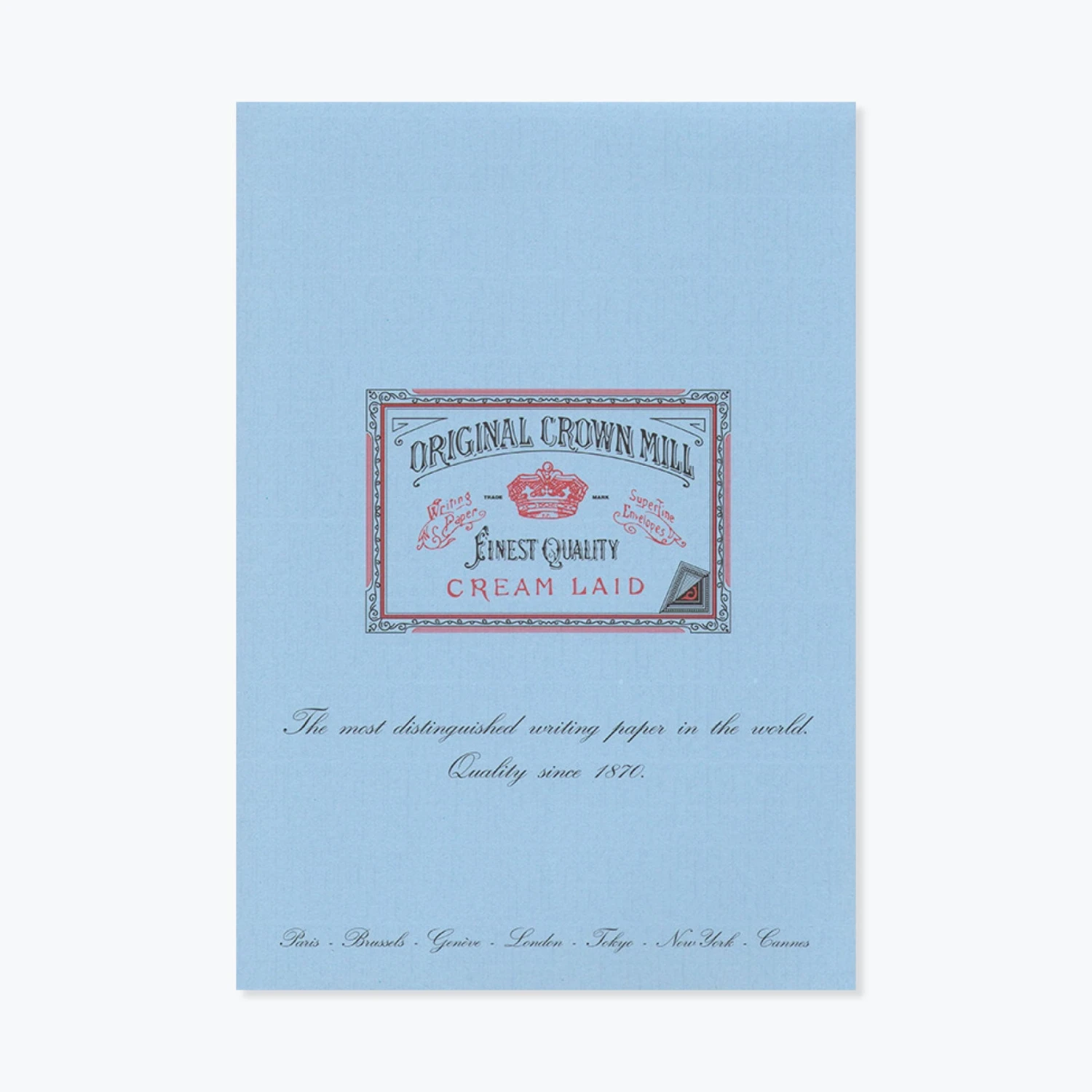 Letter Writing Paper Crown Mill - Writing Pad - A4 - Blue 3 Letter Writing Paper Crown Mill - Writing Pad - A4 - Blue