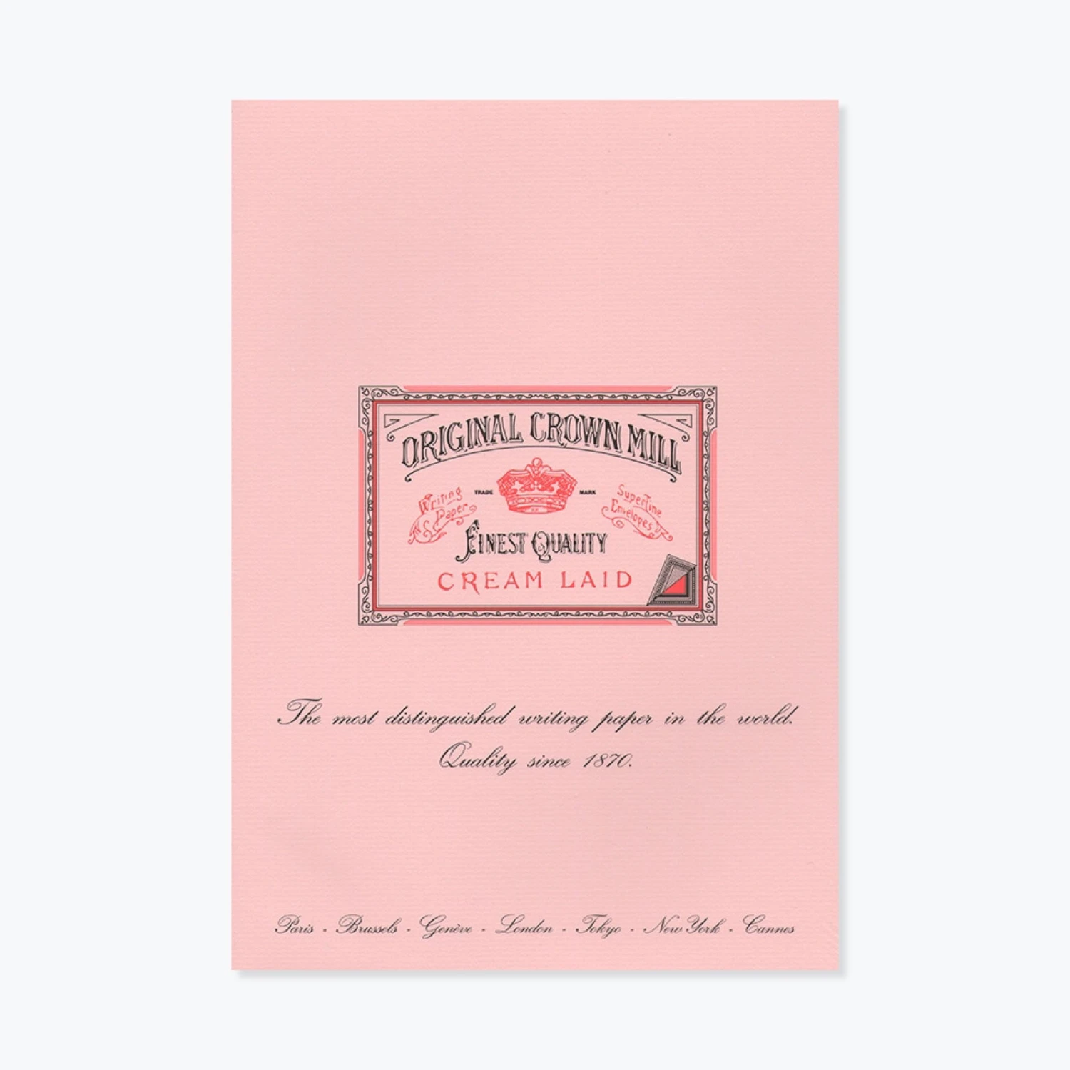 Letter Writing Paper Crown Mill - Writing Pad - A4 - Pink 3 Letter Writing Paper Crown Mill - Writing Pad - A4 - Pink