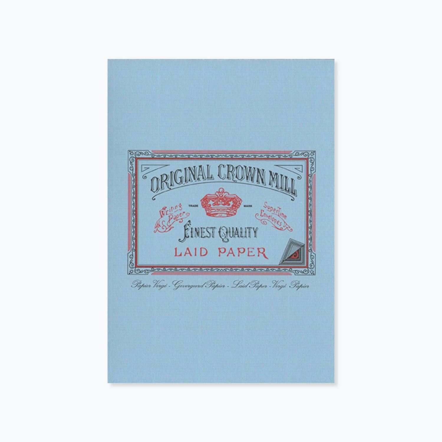 Crown Mill - Writing Pad - A5 - Blue 3 Crown Mill - Writing Pad - A5 - Blue