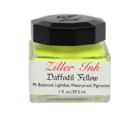 Ziller’s - Calligraphy Ink - Daffodil Yellow Calligraphy Inks 3 Ziller’s - Calligraphy Ink - Daffodil Yellow Calligraphy Inks