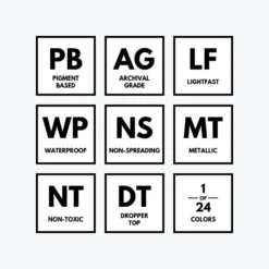 Calligraphy Inks Dr. Ph. Martin's - Calligraphy Ink - Iridescent - Jade (6R)