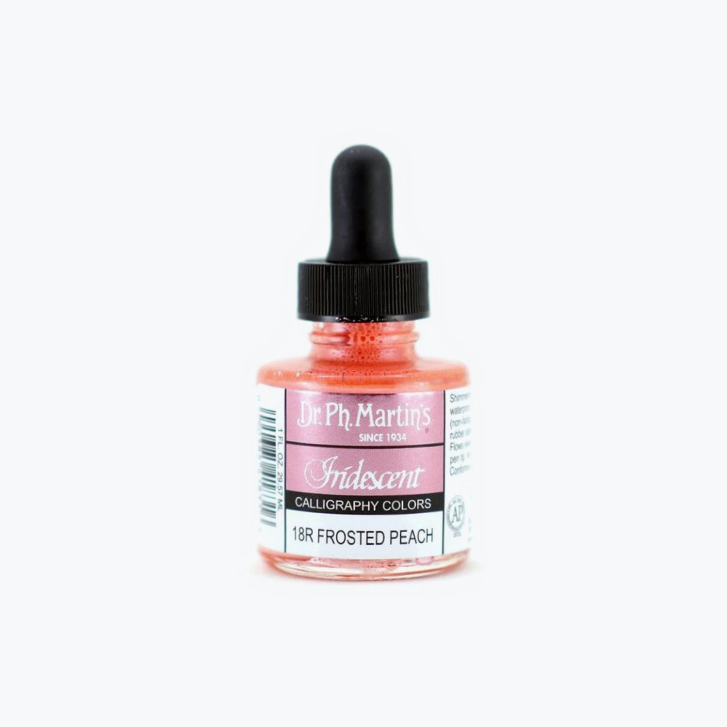 Dr. Ph. Martin's - Calligraphy Ink - Iridescent - Frosted Peach (18R) 3 Dr. Ph. Martin's - Calligraphy Ink - Iridescent - Frosted Peach (18R)