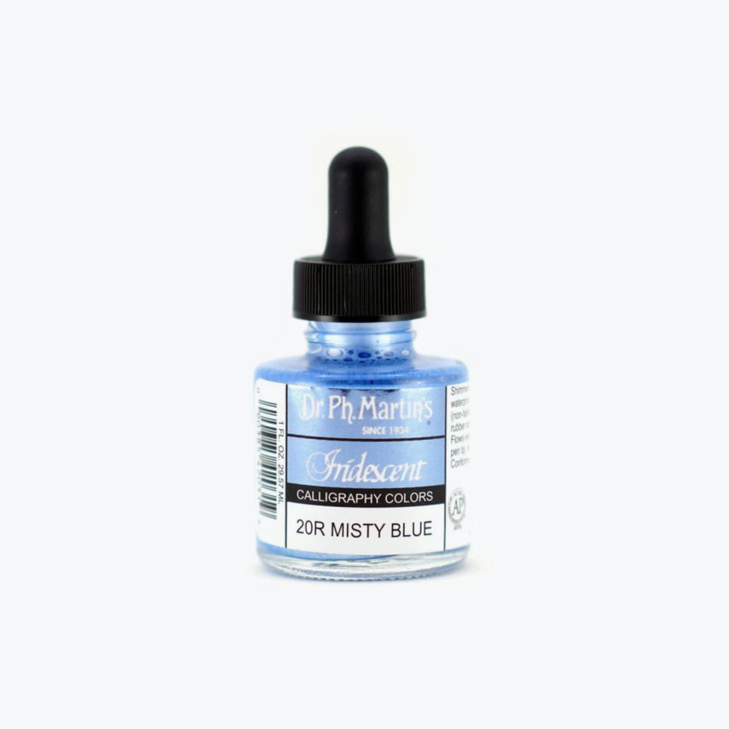 Dr. Ph. Martin's - Calligraphy Ink - Iridescent - Misty Blue (20R) 3 Dr. Ph. Martin's - Calligraphy Ink - Iridescent - Misty Blue (20R)